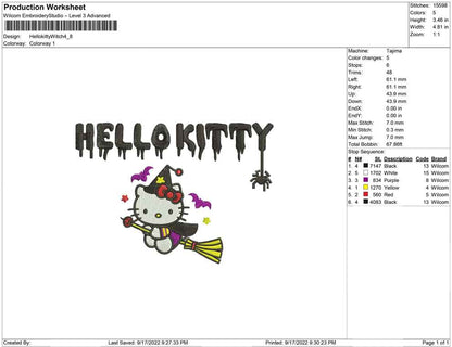 Hello kitty Witch