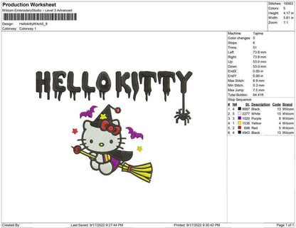 Hello kitty Witch