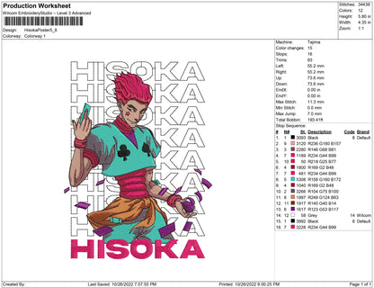Hisoka Poster