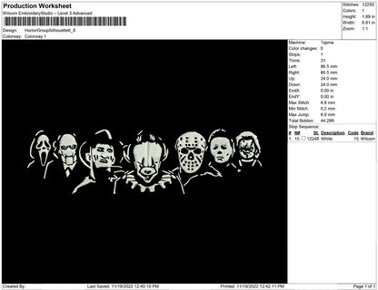 Horror Group Shilouette