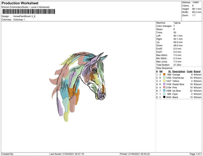 Horse Paint Brush