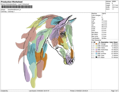 Horse Paint Brush