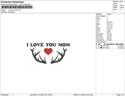 i love you mom
