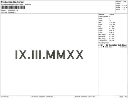 IX.III.MMXX