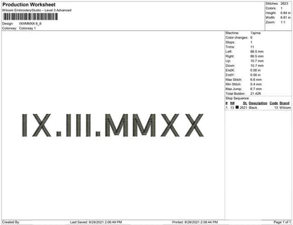 IX.III.MMXX