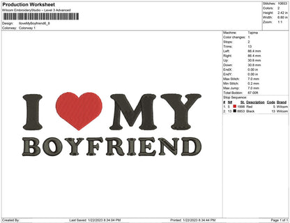 I Love my Boy friend