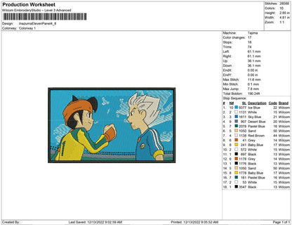 Inazuma Eleven and atsuya Panel