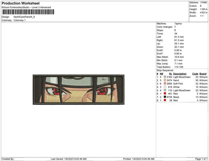 Itachi Eyes Panel