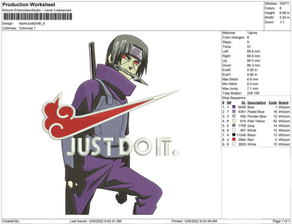 Itachi Just Do it