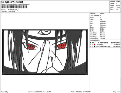 Itachi Red eyes