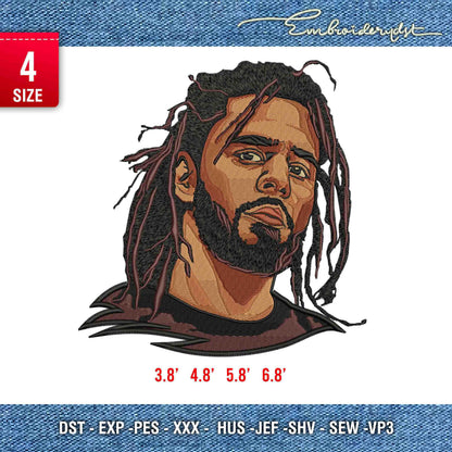 J cole Embroidery