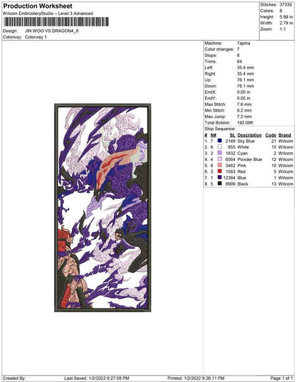 Jin woo vs Dragon