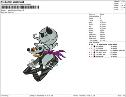 Jack Skellington Pose