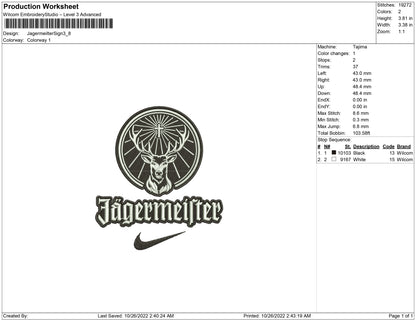 Jagermeilter Sign