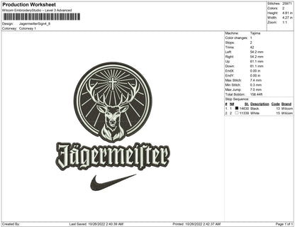 Jagermeilter Sign