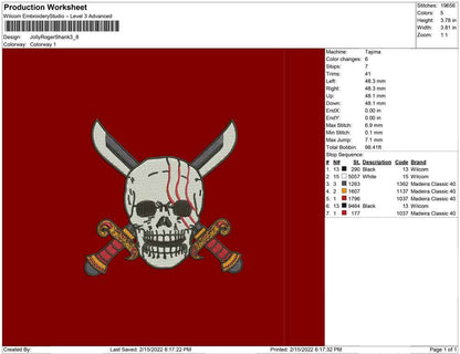 Jolly Roger Shanks