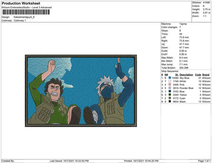 Kakashi and guy
