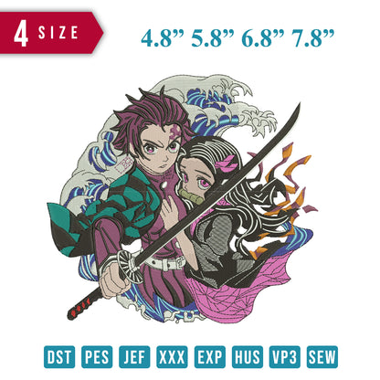 Kamado and Nezuko