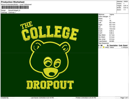 Kanye College Drop out