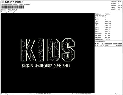 Kids Letter
