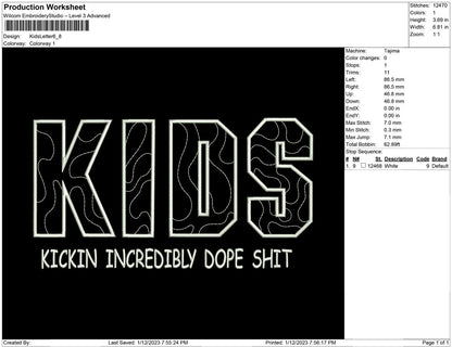 Kids Letter
