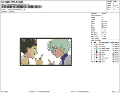 Killua and Gon freeze
