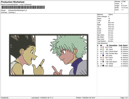 Killua and Gon freeze