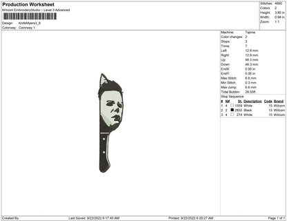Knife myers
