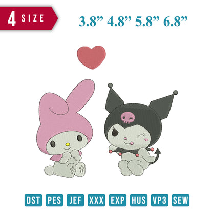 Kuromi and melody love
