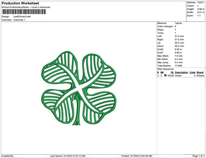 Leaf Clover Line