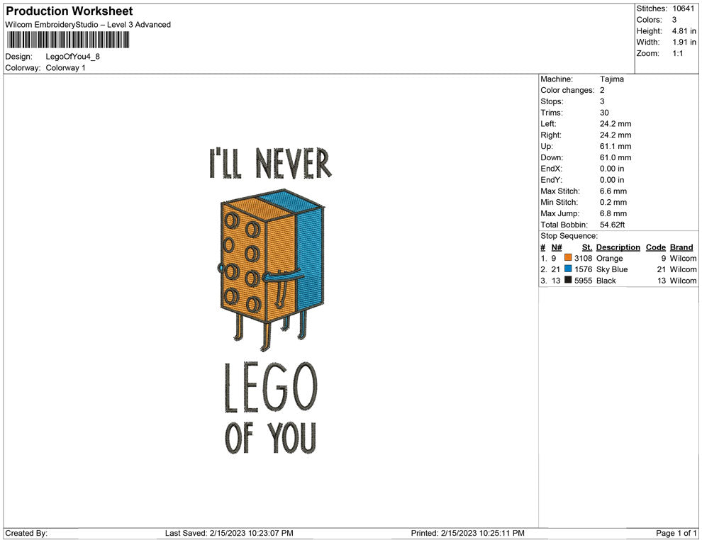 Lego of you