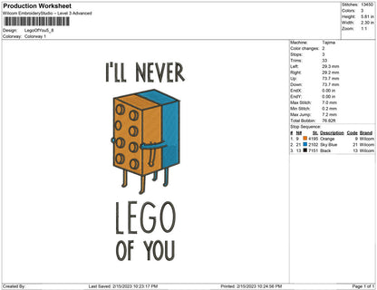 Lego of you