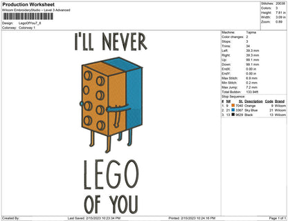 Lego of you