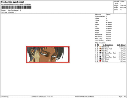 Levi Eye glance