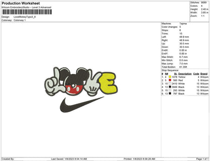 Love Mickey Typo