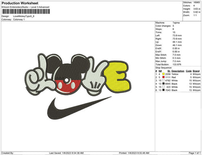 Love Mickey Typo
