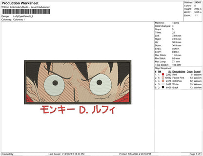 Luffy Eyes Panel