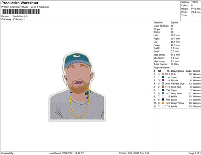 Mac Miller silhuette