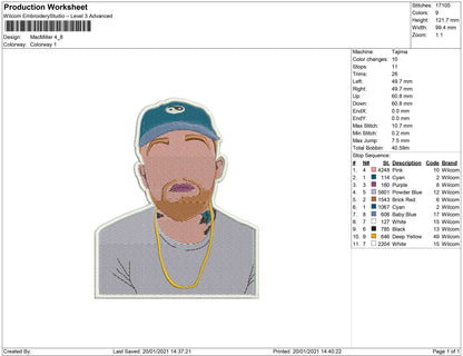 Mac Miller silhuette