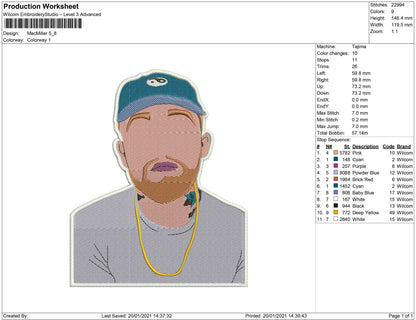 Mac Miller silhuette