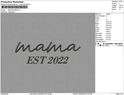 Mama Est 2022