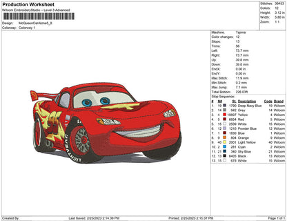 Mcqueen car Alone