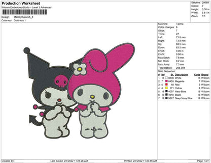 Melody and Kuromi