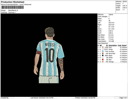 Messi Back