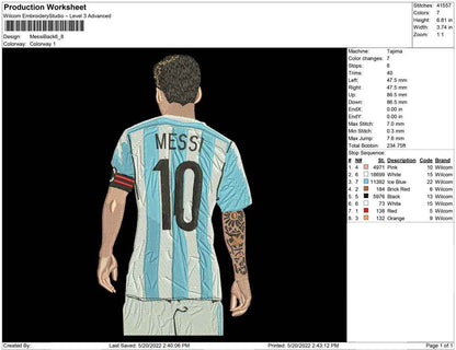Messi Back
