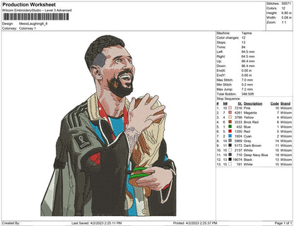 Messi Laughing