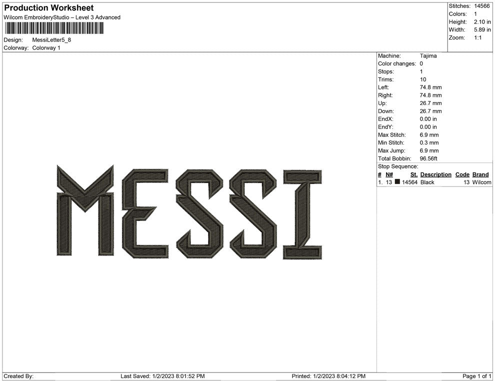 Messi Letter