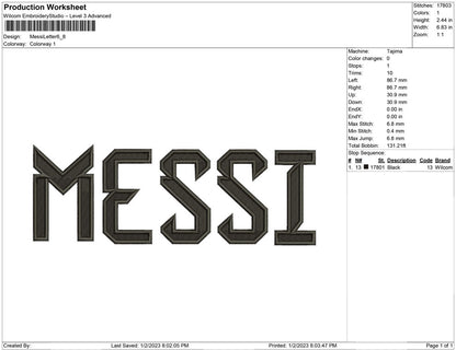 Messi Letter