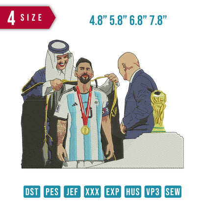 Messi Trophy presentation