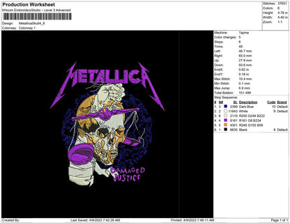 Metallica Skull